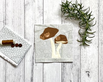 Mushroom Foundation Paper Pieced Pattern by Kohatu Patterns