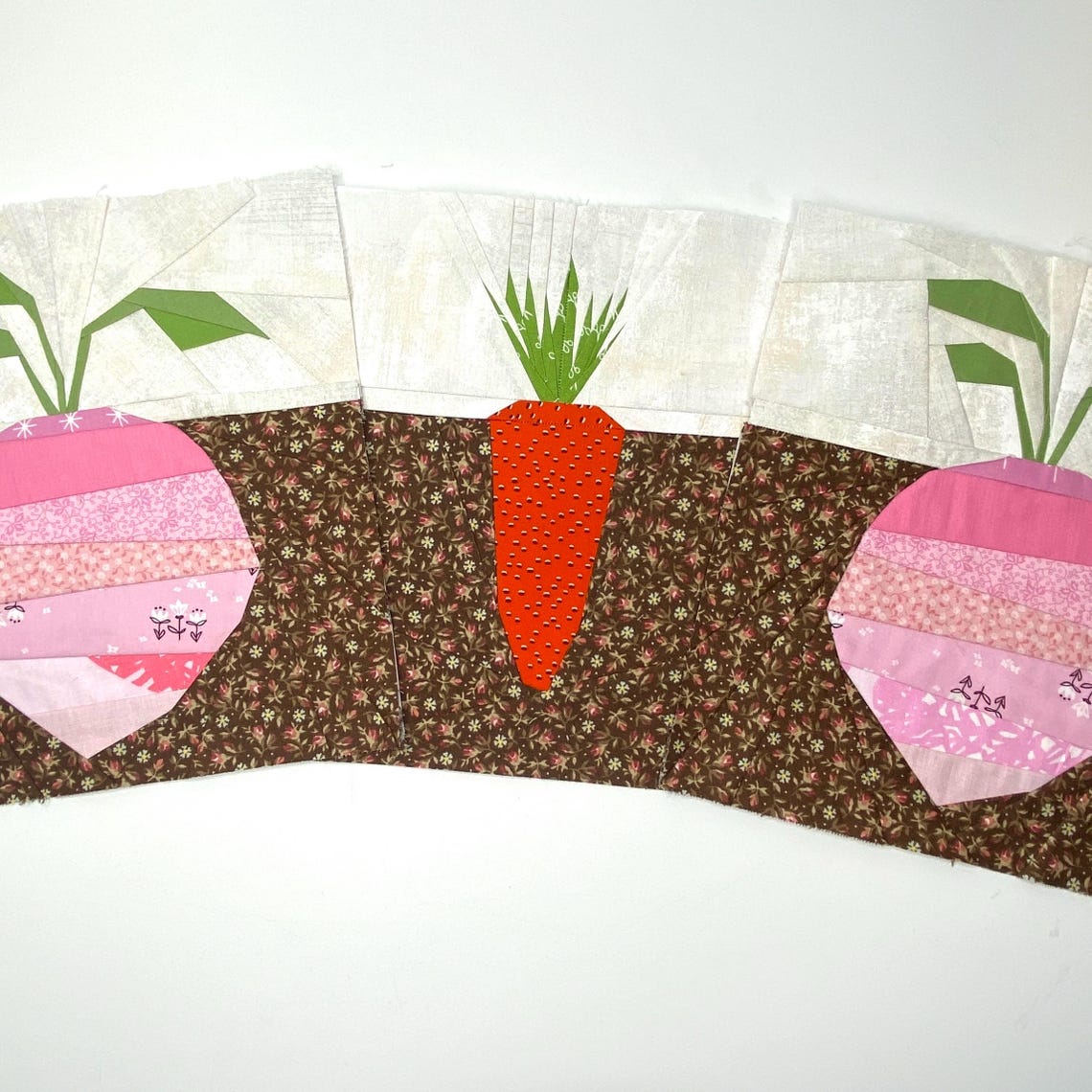 Paper Turnips Turnip Paper Pieced Mini Quilt Pattern. - Etsy
