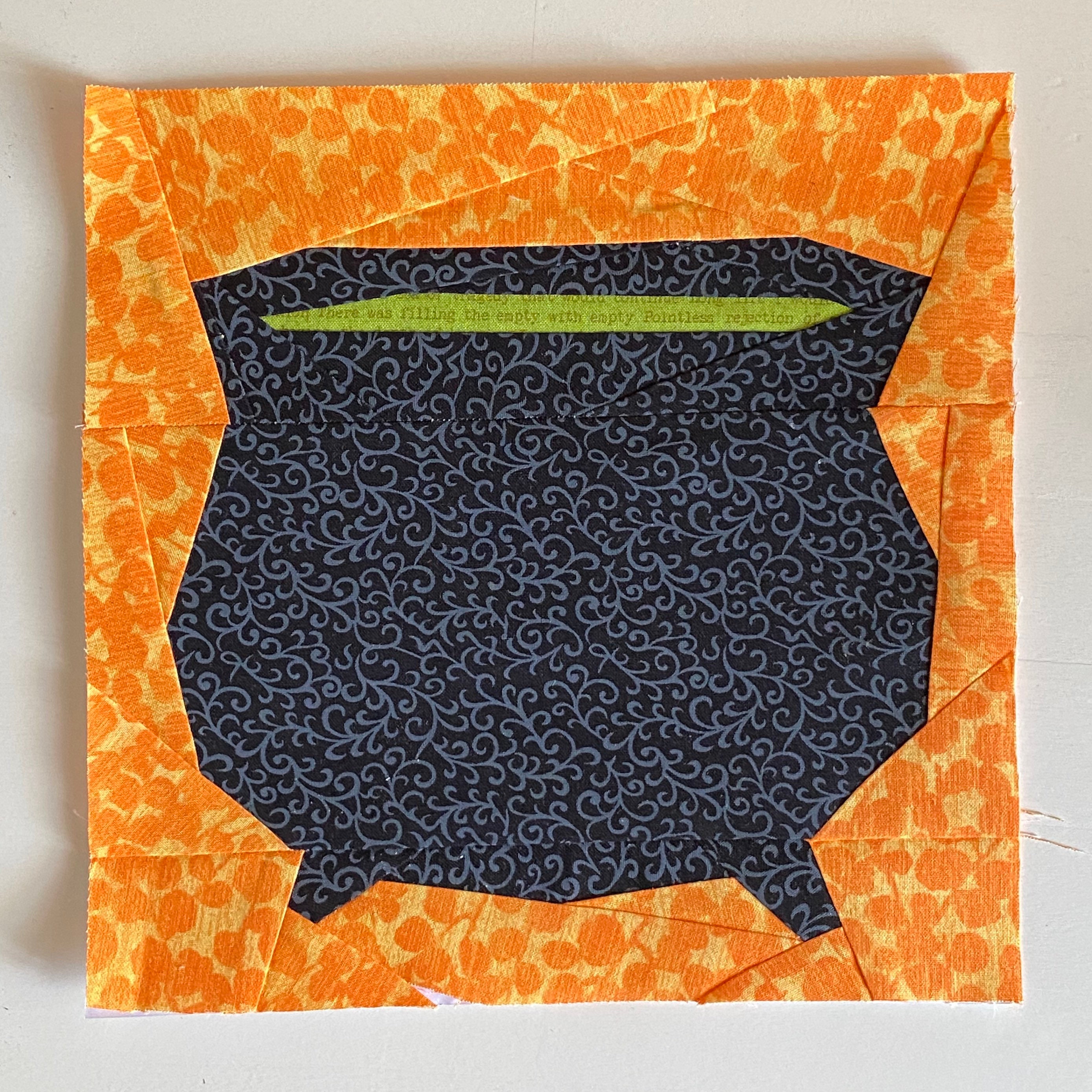 Cauldron Paper Pieced Quilt Pattern. - Etsy