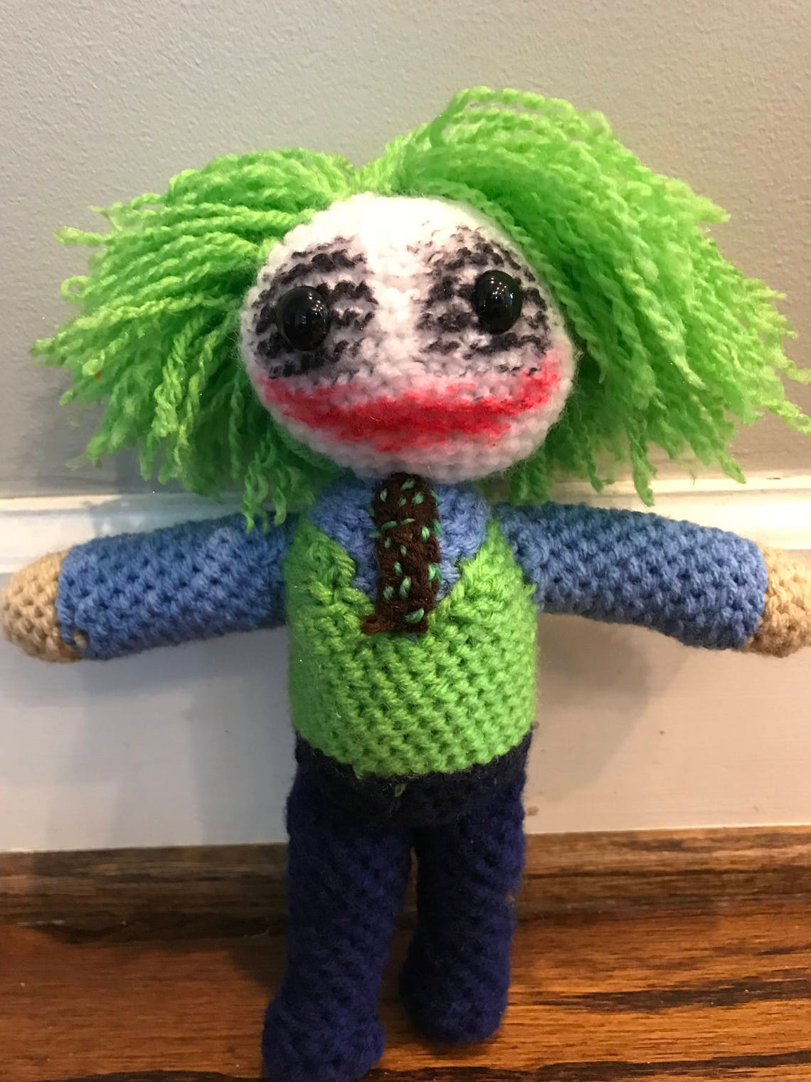 Joker Crochet Doll Batman Etsy