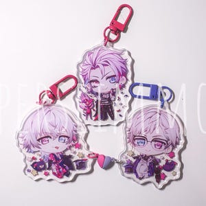 Vtuber Gavis Bettel & Bettel 2 Double sided Keychain