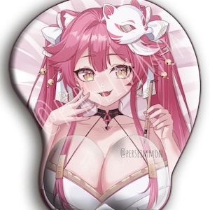 Hololive EN Justice Raora 3D Mousepad & Keychain