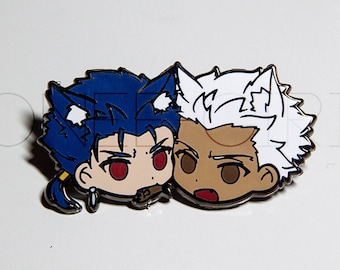 Fate Lancer & Archer Enamel Pin