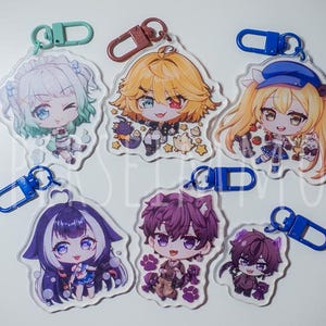 Indie Vtuber Keychains
