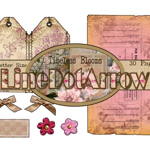 Timeless Blooms & Memories-30 pages in US Letter Size- instant download image 18
