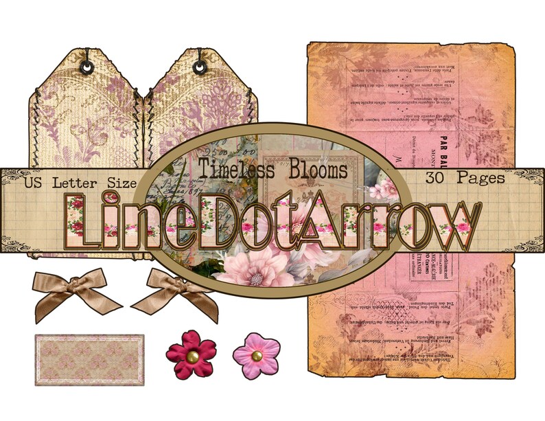 Timeless Blooms & Memories-30 pages in US Letter Size- instant download image 18