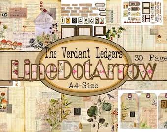 The Verdant Ledgers-30 pages in A4 Size- instant download