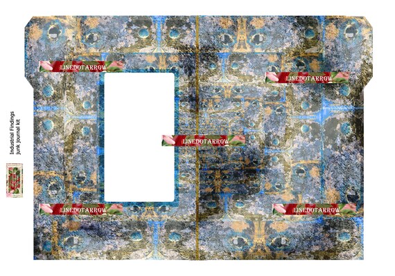 Industrial Findings Vintage Junk Journal Kit/20 Pages Digital