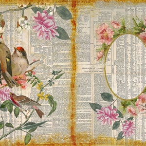 Ma Cherie Paper journal kit 10 pages/digital items