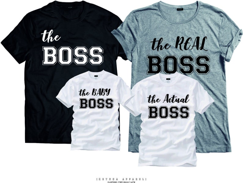 The Real Boss tshirt The boss The real boss shirts,UNISEX-FM10 Couples Tshirts P\u00e4rchen couple Couple matching T-shirt,The Boss Tshirt
