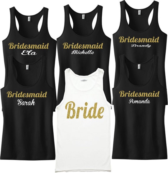 bridesmaid tank