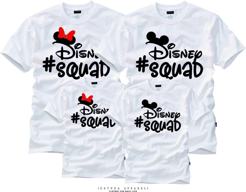 Disney Squad Tshirts Disney Squad Shirt custom family | Etsy