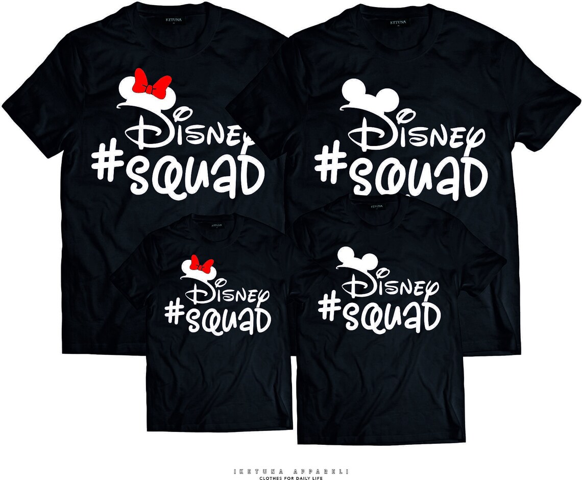 Disney Squad Tshirts Disney Squad Shirt custom family | Etsy