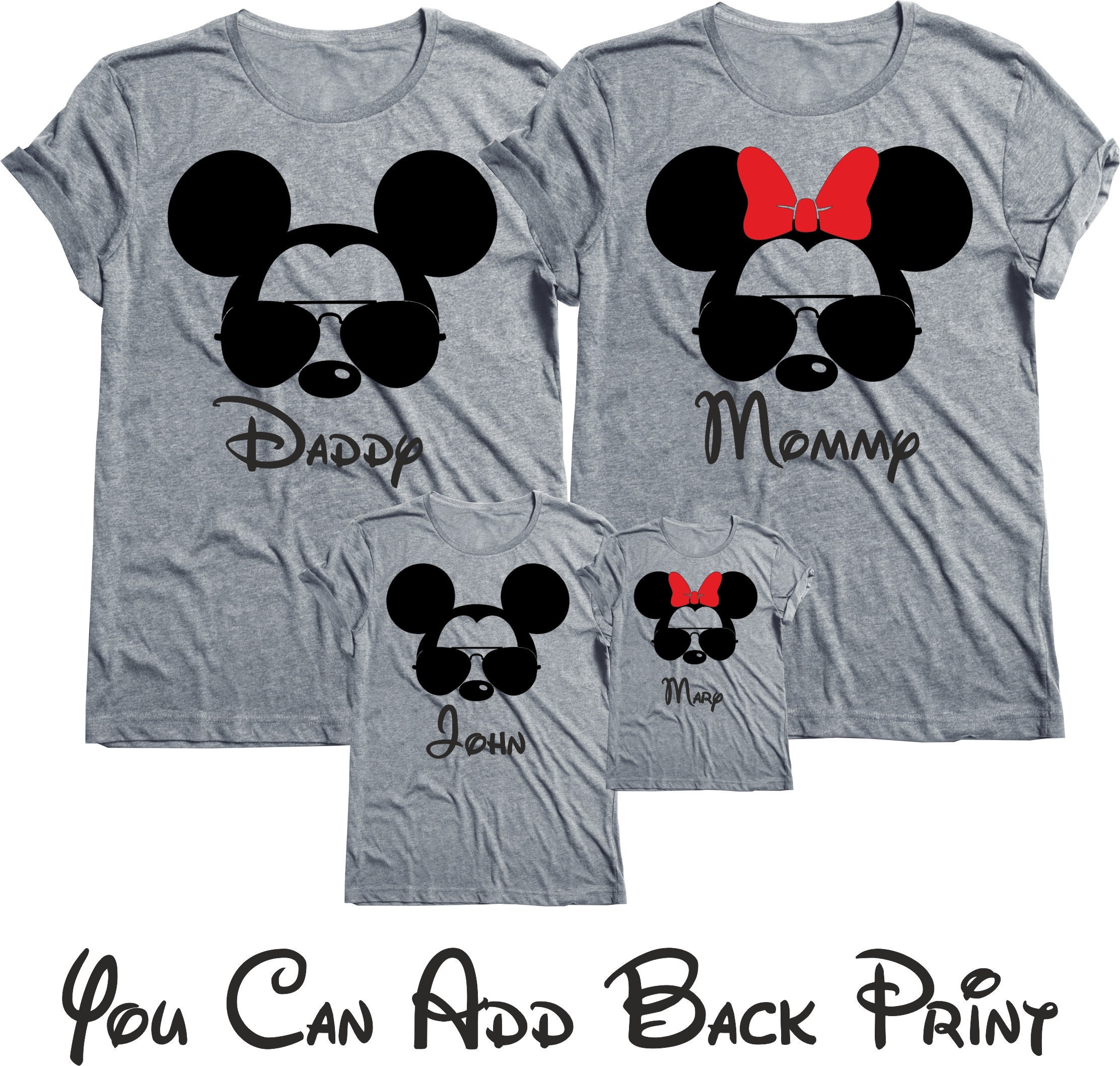 Disney Family Shirts Disney Shirtspersonalized t shirt Etsy