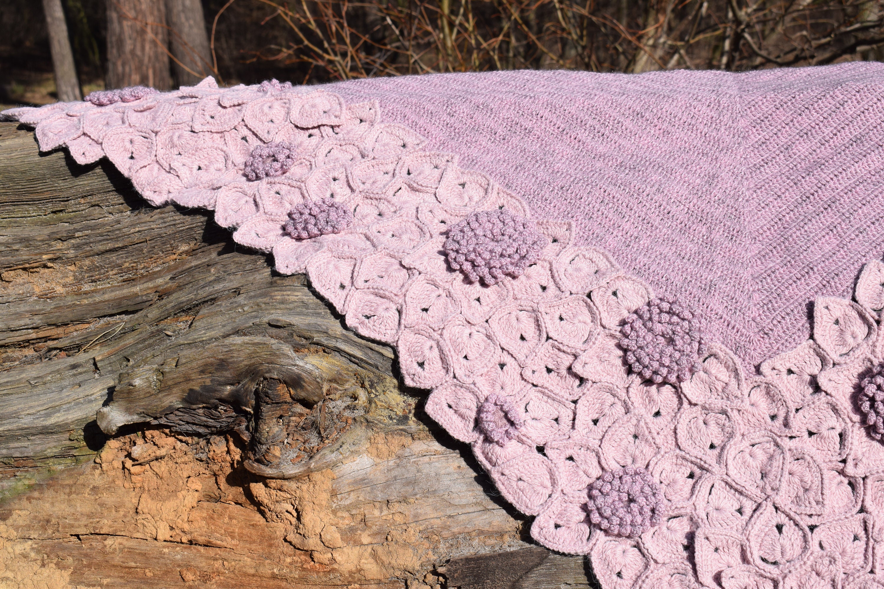 Irish lace crochet shawl for decor clothes. Present for Etsy