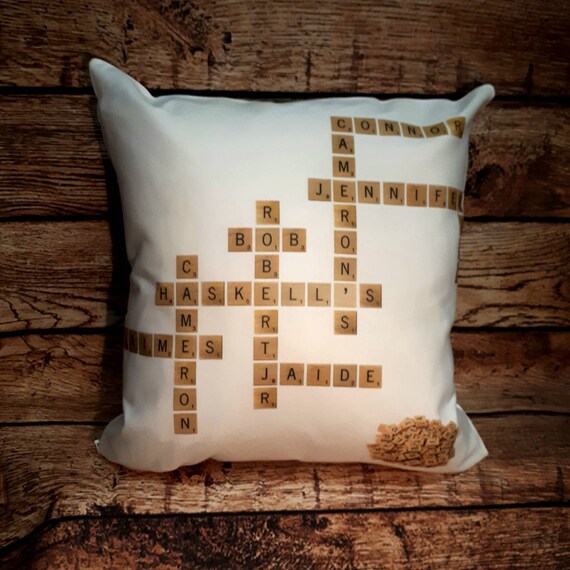 Tile Pillow Case Family Pillow Case Personalized Pillow Etsy