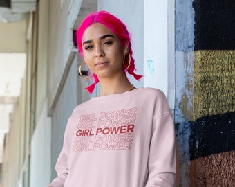 Girl Power Sweatshirt, Feminist Sweatshirt, GRL PWR Sweatshirt, Girl Power Sweater, Gift For Her, Trendy Sweatshirts, Mother's Day Gift