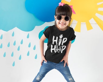Hip Hop Easter Kids Tee, Baby Bodysuit