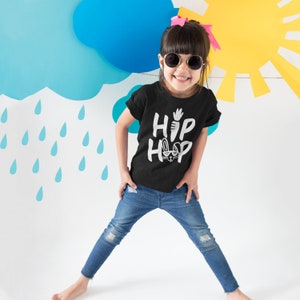 Hip Hop Easter Tee for Kids, Hipster Easter Shirt, Toddler Easter Tee, Kids Easter Shirt, Baby Easter Bodysuit, Cute Easter Shirt for Kids image 1