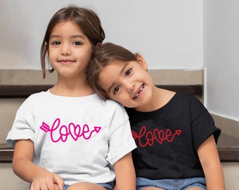Custom Valentines Day Shirt For Kid | Kid's Love Shirt | Valentines Day Kid Tee | Valentines Day Shirt for Girl | Cute Valentines Day Tee