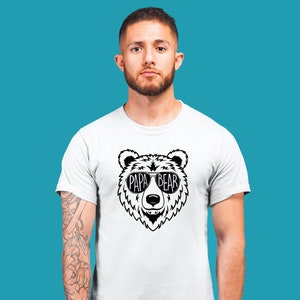 Papa Bear Shirt, Daddy Bear Shirt, Shirt for Dad, Dad Shirt, Husband Present, Father&#39;s Day Gift, Gift for him, Gift for Father, Dad Gift