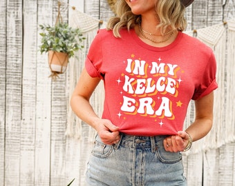 Kelce Era Shirt, Football Shirt, Kansas City Shirt, KC Red Shirt, Retro Kansas Tee