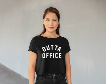 Out of Office Shirt, Weekend Vibes Shirt, Vacation Shirt, Bachelorette Weekend, Vacay Mode, Brunch Shirt, Crop Top, Sunday Funday Shirt