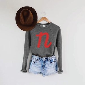 Nebraska Sweatshirt, College Sweatshirts, Football Sweatshirt, N Sweatshirt, Nebraska Crewneck, Game Day Sweatshirt, Corn Fed Sweatshirt