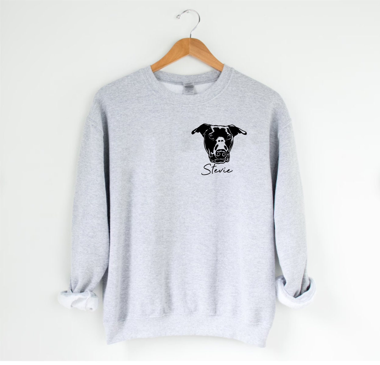 Custom Dog Sweatshirt Dog Portrait Shirt Custom Dog - Etsy Canada