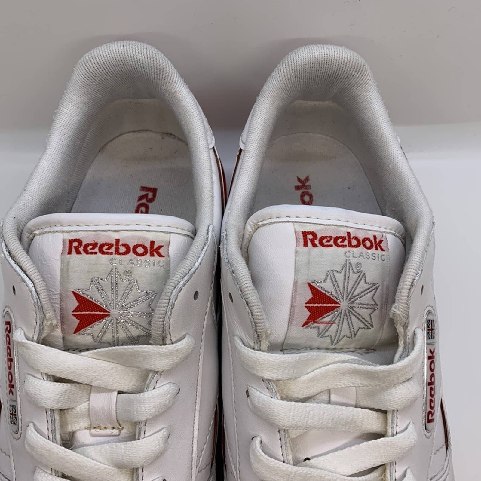 Retro Reebok Classic White Tennis Shoes Etsy