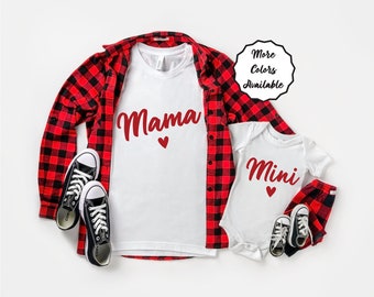 Custom Mommy and Me Shirts | Mommy and Me Outfits | Matching Mom and Kid Shirts | Mama and her Mini Shirts | Mom Life Shirt | Baby Clothes
