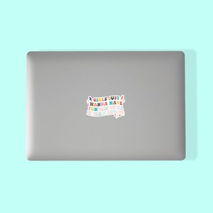 Girls Just want to Have Fundamental Human Rights Sticker, Feministischer Sticker, Rechte für Frauen Sticker, Women Up Sticker, Pro Roe Sticker Bild 4