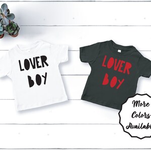 Boy Valentine&#39;s Day Shirt, Lover Boy Shirt, Valentine Boy Shirt, Valentine&#39;s Shirt for Boy, Cute Kid Valentine, Toddler Boy Valentines Shirt