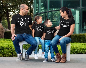 Mouse Family Vacation Shirts, Custom Family Vacation Tees , Magical Family T-shirts, Personalized Family Shirts, Family Mouse Shirts