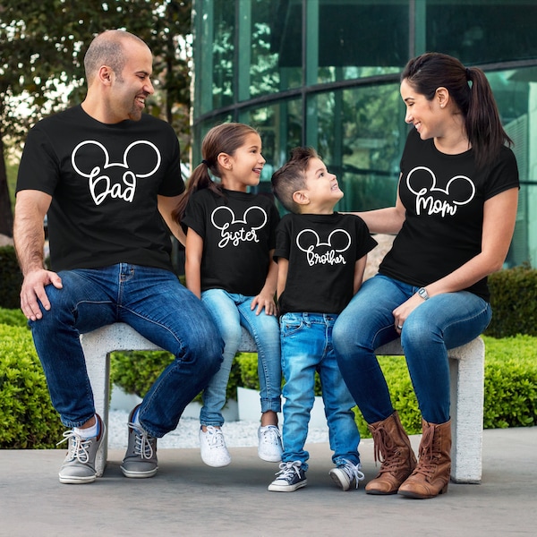 Mouse Family Vacation Shirts, Custom Family Vacation Tees , Magical Family T-shirts, Personalized Family Shirts, Family Mouse Shirts