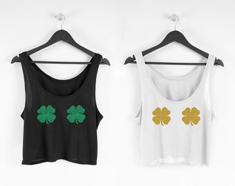 St. Patricks Day Crop Top / St. Patricks Day Tank Top / Shamrock Shirt / Shamrock Tank / Lucky Tee / St. Paddy's Day Shirt / Drinking Shirts