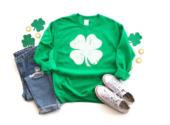 Shamrock Sweatshirt, St Patricks Day Sweatshirt, St. Paddy's Day Sweatshirt, Lucky Sweatshirt, Irish Sweatshirt, Slainte Sweatshirt, Clover