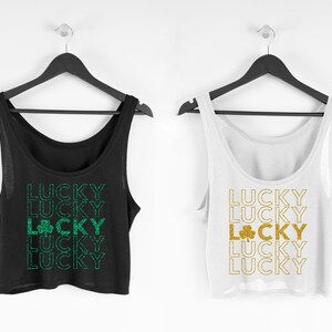 St. Patricks Day Crop Top | St. Patricks Day Tank Top | Shamrock Shirt | Shamrock Tank | Lucky Tank | St. Paddys Day Shirt | Drinking Shirts