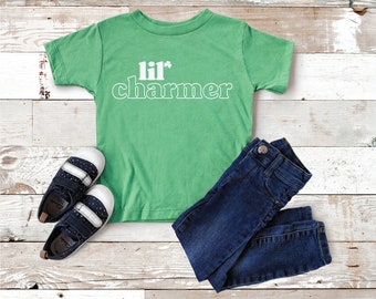 Kinder St Patricks Day Shirt, St Patricks Day Toddler Shirt, St. Patricks Day Shirts für Jungen, Lil Charmer Shirt für Kinder, Lucky Boy Kids T-Shirt