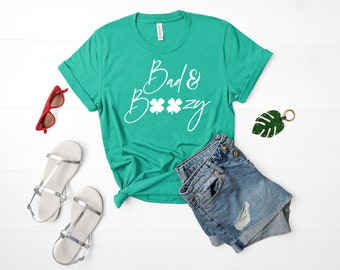Bady and Boozy St. Patrick's Day T-shirt | St. Patrick's Day Shirt | Funny St. Patricks Day Tee | Women's St. Patricks Day Shirt | St. Paddy