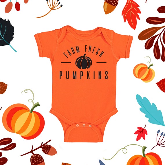 Fresh Farm Pumpkins Kid Shirt, Fall Shirt for Kid, Baby Pumpkin, Kid Pumpkin Shirt, Fall Kid Shirt, Little Pumpkin Shirt, Cute Baby Shirt