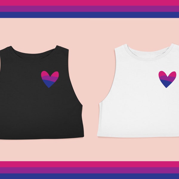 Bi Pride Tank Top, Bi Pride Crop Top, Bisexual Tank, Bisexual Crop Top, Bi Flag Shirt, Queer Tank, Why not both, Gay Pride Tank, LGBT Pride