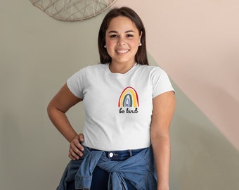 Regenboog Shirt Vrouwen | Liefde is Liefde Shirt | Pride Shirt | Wees vriendelijk shirt | Kies Vriendelijkheid Shirt | LGBT-| Leraar Shirt | Vrolijke Regenboog