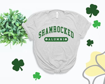 Shamrock shirt Shamrock sweatshirt st patricks day shirt women Shamrocked shirt Shamrock tee Lucky tee St Pattys day crop top St. Paddy tee