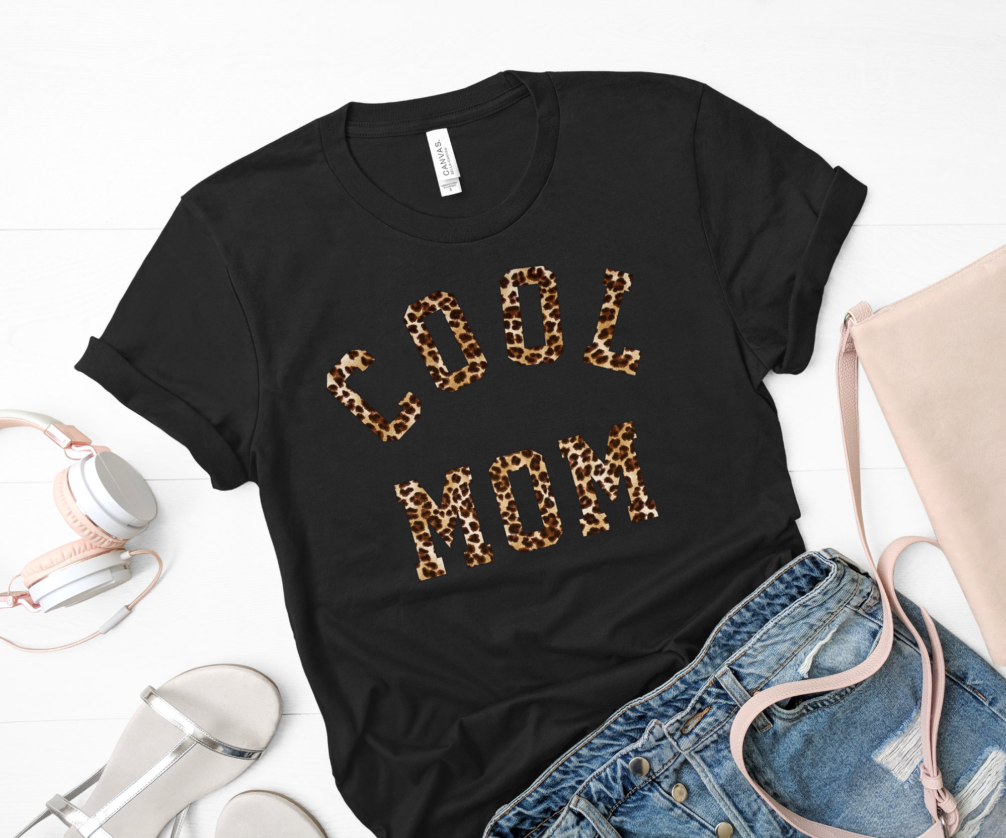 Cool Mom Shirt Mom Leopard Shirt Cool Mom Tee Mom Shirt Etsy