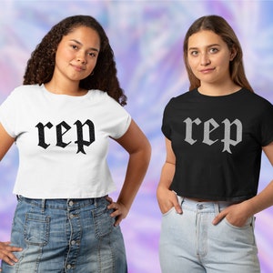 Rep Shirt for Tay Tour, Rep Crop Top, Cute Tay Shirt, Rep Women&#39;s Shirt, Concert Rep Tee, Big Rep, Karma Shirt, I&#39;m the Problem it&#39;s Me