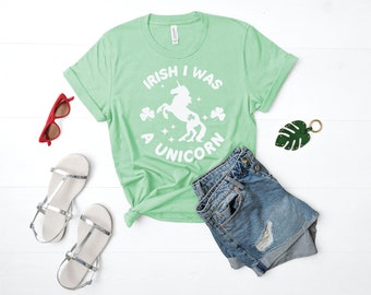Lepricorn Shirt | Irish Unicorn | St Patricks Day Shirt | Glitter Shirt |  St Patty's Day Bar Crawl | Unicorn Shirt | Clover T-shirt | Paddy