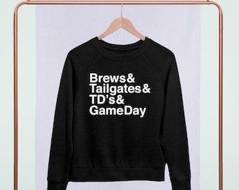 Game Day T-shirt | Football Sweatshirt | Custom Football Shirt | Sunday Funday Shirt | Touchdown Tee | Sports T-shirt | Funny Football Shirt