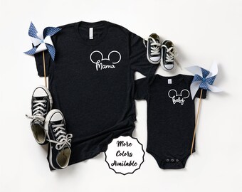 T-shirt per le vacanze in famiglia del topo / T-shirt per le vacanze in famiglia personalizzate / T-shirt per la famiglia magica / Camicie per la famiglia personalizzate / Camicie per il topo della famiglia