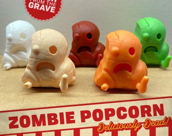 Zombie Popcorn Resin Toy